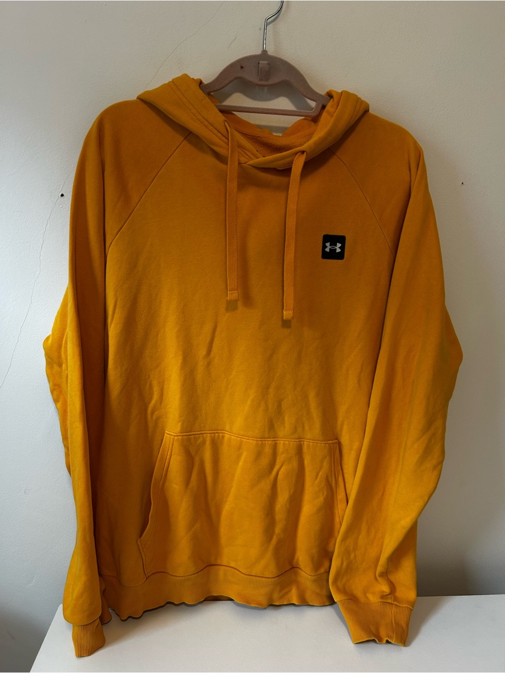Under Armour Mustard Yellow Pullover Hoodie